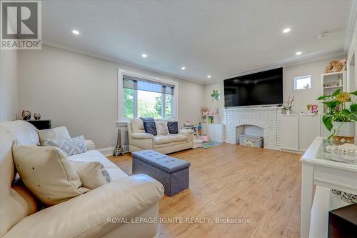 231 Rosemount Avenue, Toronto, ON - Indoor Photo Showing Living Room With Fireplace