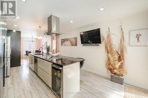 62 Ferri Crescent, Brampton, ON - Indoor Photo Showing Kitchen With Stainless Steel Kitchen With Upgraded Kitchen