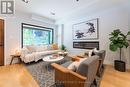 1B Ivy Avenue, Toronto, ON  - Indoor Photo Showing Living Room With Fireplace 