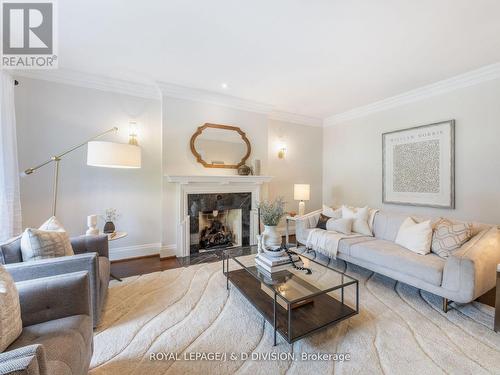 73 Rochester Avenue, Toronto (Lawrence Park South), ON - Indoor Photo Showing Living Room With Fireplace