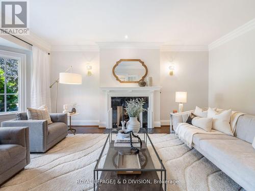 73 Rochester Avenue, Toronto (Lawrence Park South), ON - Indoor Photo Showing Living Room With Fireplace