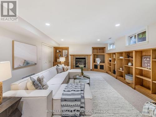 73 Rochester Avenue, Toronto (Lawrence Park South), ON - Indoor Photo Showing Living Room With Fireplace