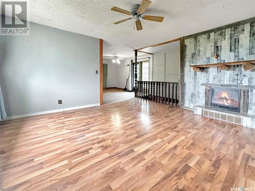 210 Quappelle Avenue, Rocanville, SK - Indoor Photo Showing Living Room With Fireplace