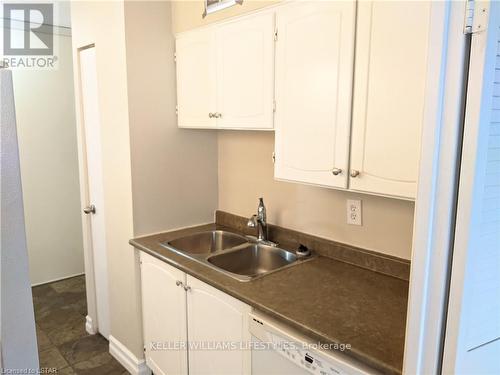 603 - 380 King Street, London, ON - Indoor Photo Showing Kitchen With Double Sink