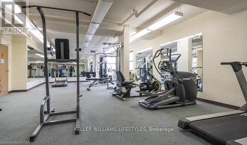 603 - 380 King Street, London, ON - Indoor Photo Showing Gym Room