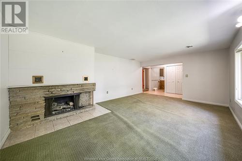 7735 Clairview, Windsor, ON - Indoor With Fireplace