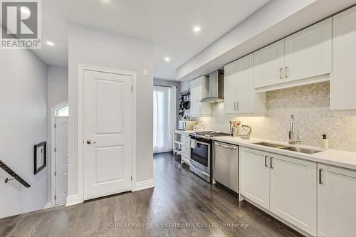 1022A Islington Avenue, Toronto, ON - Indoor Photo Showing Kitchen With Double Sink With Upgraded Kitchen