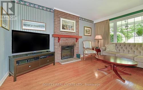 102 Freemont Avenue, Toronto, ON - Indoor Photo Showing Living Room With Fireplace