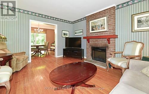 102 Freemont Avenue, Toronto, ON - Indoor Photo Showing Living Room With Fireplace
