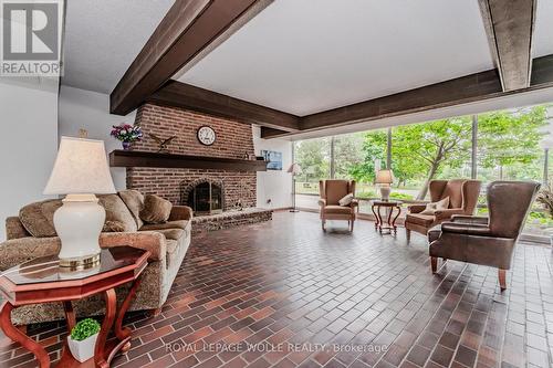 906 - 225 Harvard Place, Waterloo, ON - Indoor With Fireplace