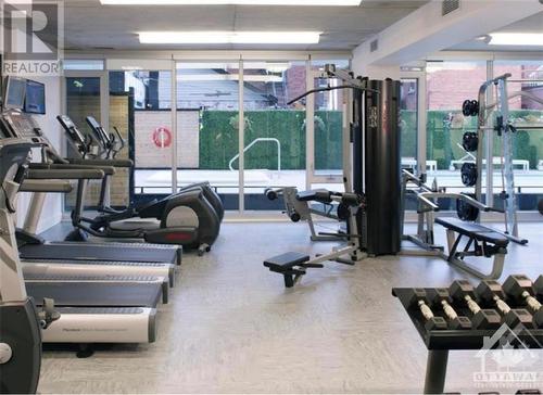300 Lisgar Street Unit#605, Ottawa, ON - Indoor Photo Showing Gym Room
