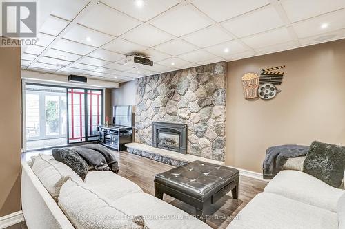 18 Western Skies Court, Vaughan (East Woodbridge), ON - Indoor With Fireplace