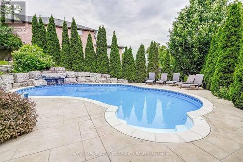 18 Western Skies Court, Vaughan (East Woodbridge), ON - Outdoor With In Ground Pool With Backyard