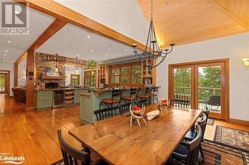 1622 West Shore Rd, Dysart, ON - Indoor Photo Showing Dining Room