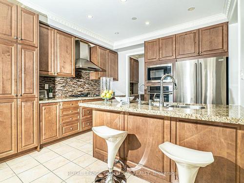 4 Ripple St, Brampton, ON - Indoor Photo Showing Kitchen With Double Sink