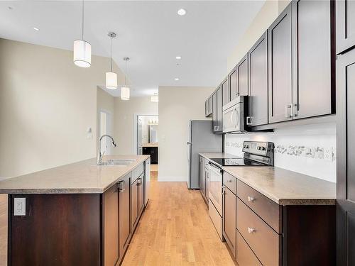 404-1838 Cowichan Bay Rd, Cowichan Bay, BC - Indoor Photo Showing Kitchen