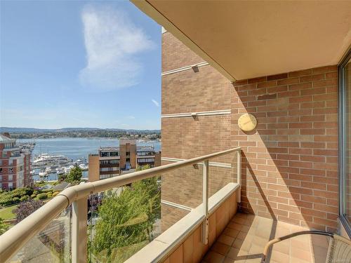 808-225 Belleville St, Victoria, BC - Outdoor With Balcony With Exterior