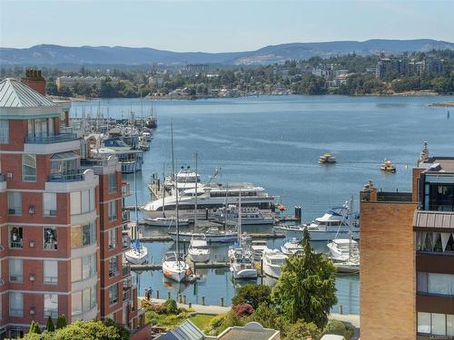 808-225 Belleville St, Victoria, BC - Outdoor With Body Of Water With Balcony With View