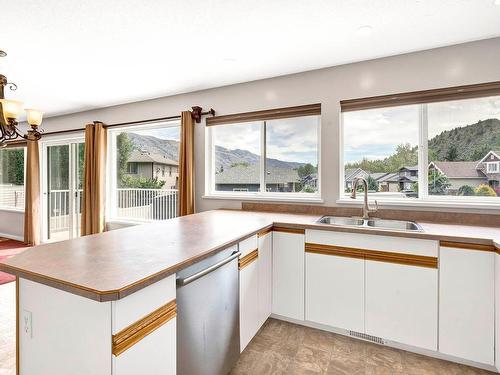 488 Coyote Drive, Kamloops, BC - Indoor Photo Showing Kitchen With Double Sink