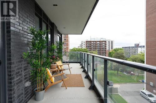 603 - 21 Park Street E, Mississauga, ON - Outdoor With Balcony With Exterior