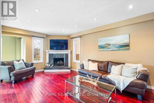 5972 Aquarius Court, Mississauga, ON - Indoor Photo Showing Living Room With Fireplace