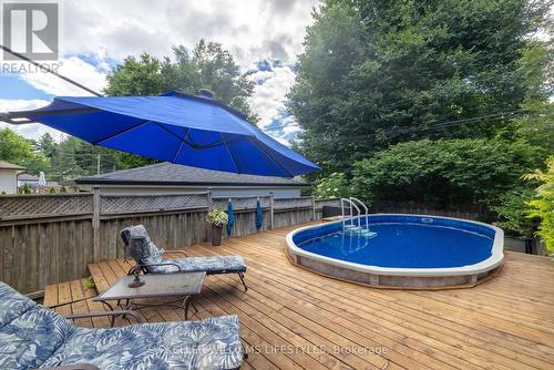 165 Manitoulin Drive, London, ON - Outdoor With Above Ground Pool With Deck Patio Veranda With Backyard With Exterior