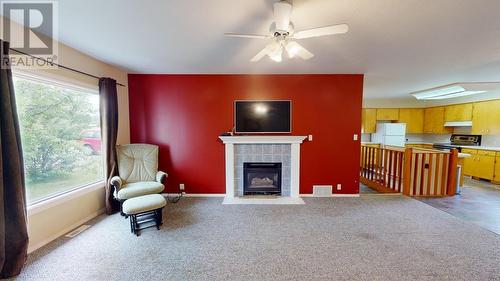 13084 Firehall Road, Charlie Lake, BC - Indoor Photo Showing Other Room With Fireplace