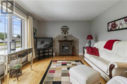 2109 Amirault Street, Dieppe, NB - Indoor Photo Showing Living Room With Fireplace