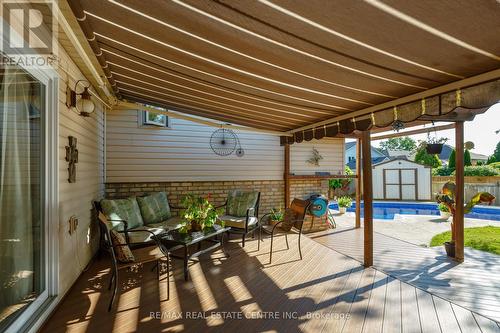 591 Bentinck Drive, St. Clair, ON - Outdoor With In Ground Pool With Deck Patio Veranda With Exterior