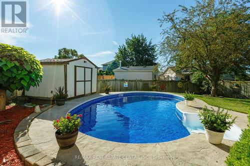 591 Bentinck Drive, St. Clair, ON - Outdoor With In Ground Pool With Backyard