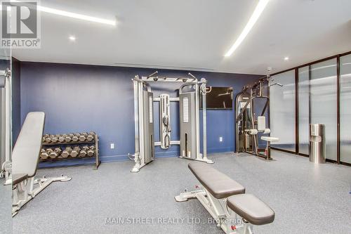 1509 - 185 Deerfield Road, Newmarket (Central Newmarket), ON - Indoor Photo Showing Gym Room