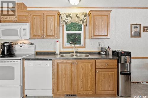 2 Clark Street, Sun Valley, SK - Indoor Photo Showing Kitchen With Double Sink