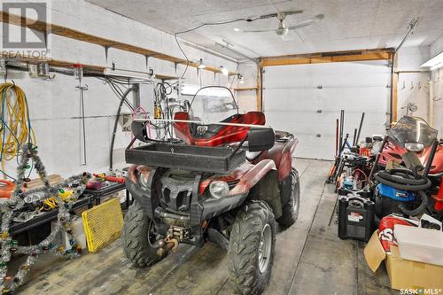 2 Clark Street, Sun Valley, SK - Indoor Photo Showing Garage