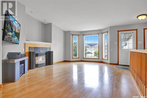 108 Park Street, Grand Coulee, SK - Indoor Photo Showing Living Room With Fireplace