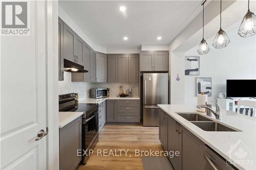 209 Anyolite, Ottawa, ON - Indoor Photo Showing Kitchen With Double Sink With Upgraded Kitchen