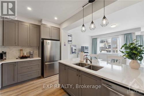 209 Anyolite, Ottawa, ON - Indoor Photo Showing Kitchen With Double Sink With Upgraded Kitchen