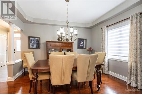 Formal dining area is ideal for entertaining - 1854 Springridge Drive, Ottawa, ON - Indoor Photo Showing Dining Room