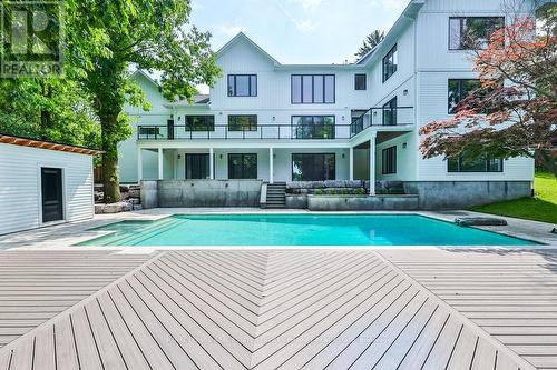 62 Melrose Drive, Niagara-On-The-Lake, ON - Outdoor With In Ground Pool With Deck Patio Veranda