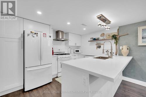 57 Wellesworth Drive, Toronto, ON - Indoor Photo Showing Kitchen With Double Sink