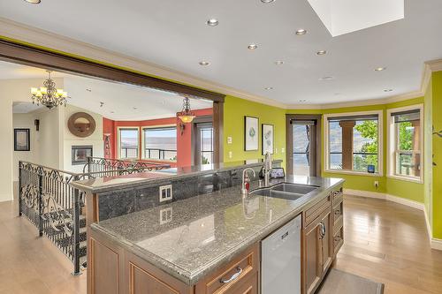 6151 Gillam Crescent, Peachland, BC - Indoor Photo Showing Kitchen With Double Sink