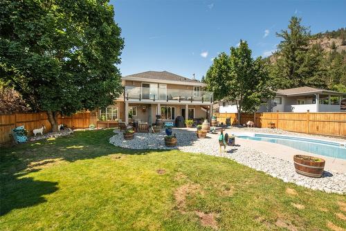 5168 Morrison Crescent, Peachland, BC - Outdoor With In Ground Pool With Deck Patio Veranda With Backyard