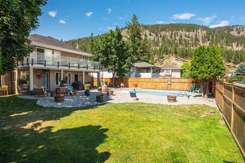 5168 Morrison Crescent, Peachland, BC - Outdoor With In Ground Pool With Deck Patio Veranda With Backyard