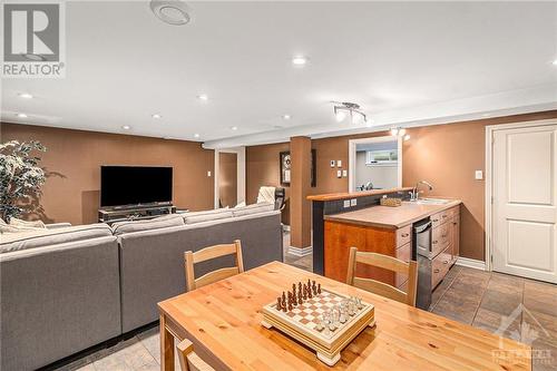 Lower Level Family room with bar, games area ... - 2002 Woodway Avenue, Ottawa, ON - Indoor