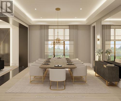 41 Thornbank Road, Vaughan (Uplands), ON - Indoor Photo Showing Dining Room