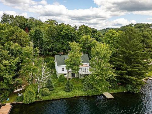 Aerial photo - 48 Ch. Gobeille, Saint-Sauveur, QC - Outdoor With Body Of Water With View