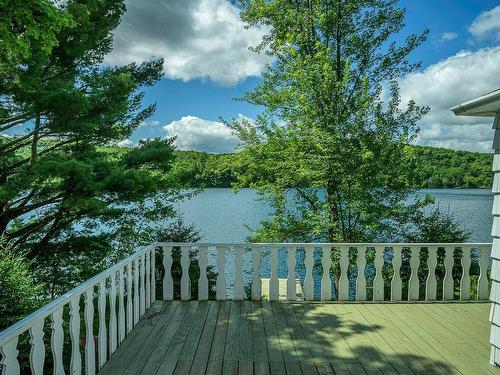 Patio - 48 Ch. Gobeille, Saint-Sauveur, QC - Outdoor With Body Of Water