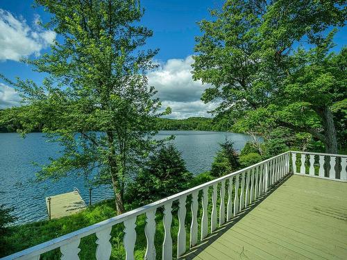 Patio - 48 Ch. Gobeille, Saint-Sauveur, QC - Outdoor With Body Of Water With View