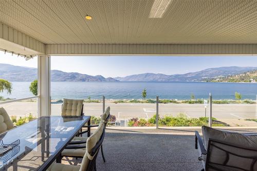 4244 Beach Avenue, Peachland, BC - Outdoor With Body Of Water With Deck Patio Veranda With View