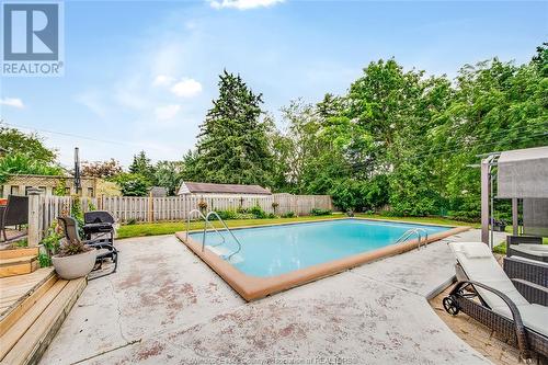 2419 Westminster Boulevard, Windsor, ON - Outdoor With In Ground Pool With Backyard