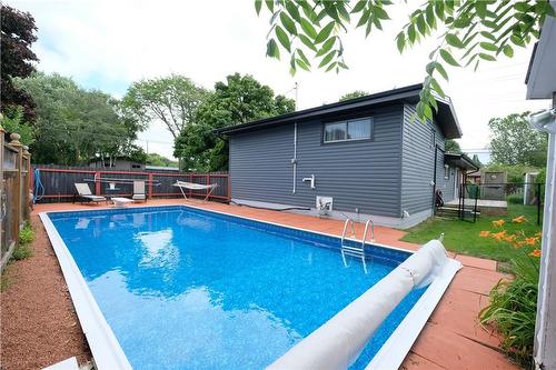 1 Briarwood Crescent, Hamilton, ON - Outdoor With In Ground Pool With Backyard With Exterior